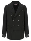Martine Rose Striped Blazer Buttoned Cuffs In Black