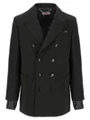 Martine Rose Striped Blazer Buttoned Cuffs In Black