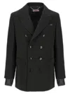 Martine Rose Striped Blazer Buttoned Cuffs In Black