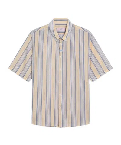 Martine Rose Striped Short-sleeve Shirt In Multi