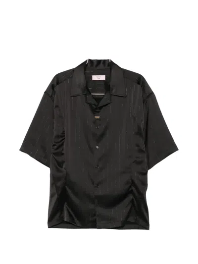 Martine Rose Striped Short-sleeve Shirt In Multi