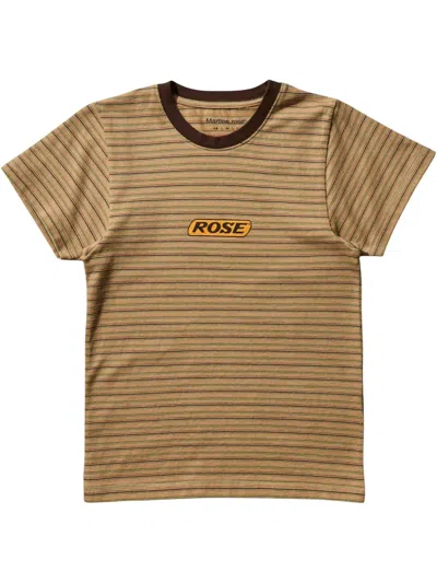 MARTINE ROSE STRIPED T-SHIRT