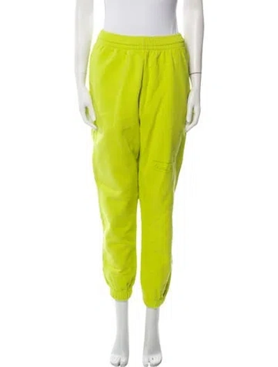 Pre-owned Martine Rose Sweatpants In Green