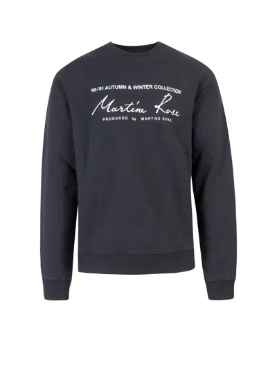 Martine Rose Cotton Sweatshirt In Black