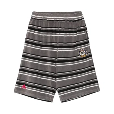 Pre-owned Martine Rose Sweatshort 'grey/black Stripe' | Multi-color | Men's Size Xl