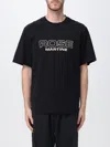 Martine Rose Black Short-sleeve T-shirt With Bold Front Print In Black