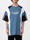 Martine Rose Panelled Short-sleeve Crew Neck T-shirt With Graphic Accents In Multi