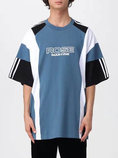 MARTINE ROSE T-SHIRT MARTINE ROSE MEN COLOR BLUE,H43336009