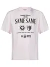 Martine Rose Crew Neck Graphic Print Short Sleeves T-shirt In Pink