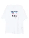 Martine Rose White Playing Cards Oversized Graphic-print Cotton T-shirt Xl In White