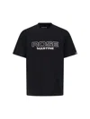 Martine Rose Black Short-sleeve T-shirt With Bold Front Print In Black