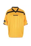 Martine Rose Yellow Printed Rugby T-shirt In Multi