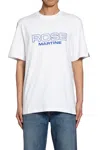 Martine Rose Regular Fit Crew Neck Short Sleeve Top In White