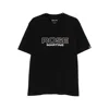 Martine Rose Black Short-sleeve T-shirt With Bold Front Print In Black