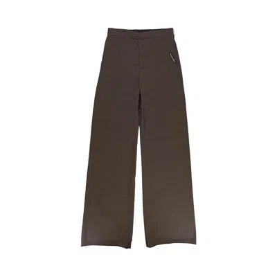 Pre-owned Martine Rose Tailored Extended Wide Leg Trouser 'brown Houndstooth' | Men's Size 52