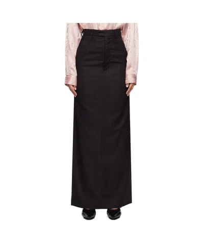MARTINE ROSE TAILORED HIGH WAISTED SKIRT