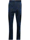 Martine Rose Tailored Straight Trousers In Black