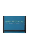 Martine Rose Text-embossed Wallet In Blue