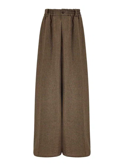 Martine Rose Trousers In Brown
