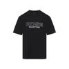 Martine Rose Black Short-sleeve T-shirt With Bold Front Print In Black