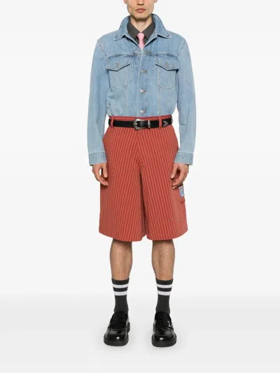 MARTINE ROSE TWISTED SKATE SHORTS