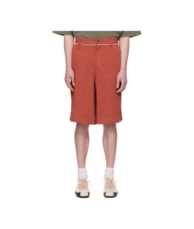 MARTINE ROSE TWISTED SKATE SHORTS