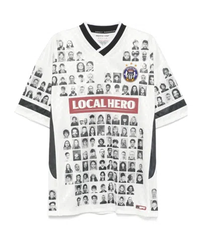 Martine Rose V-neck T-shirt In White