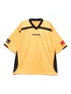 Martine Rose Yellow Printed Rugby T-shirt In Yellow
