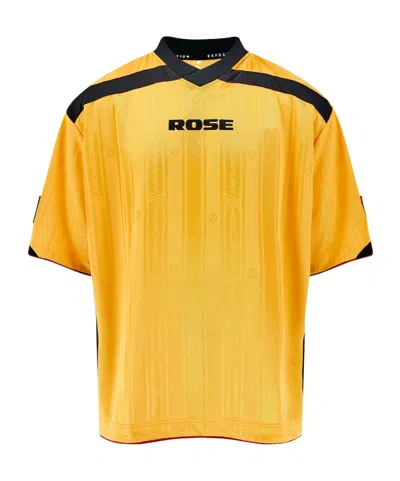 Martine Rose Printed Football Top In Yellow