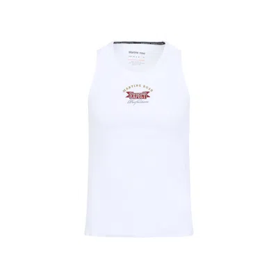 Martine Rose White Cotton Elastane Vest