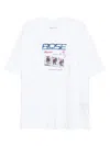 Martine Rose White Playing Cards Oversized Graphic-print Cotton T-shirt Xl In White