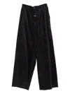 Martine Rose Wide-leg Corduroy Trousers In Black