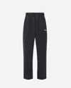 Martine Rose Wide Leg Sweatpant In Black