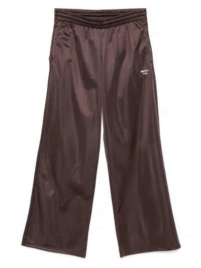 MARTINE ROSE WIDE-LEG TRACK PANTS