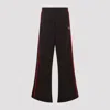 Martine Rose Wide-leg Casual Pants With Contrasting Side Stripes In Black