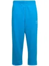 Martine Rose Wide Leg Sweatpants In Blue