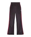 Martine Rose Wide-leg Casual Pants With Contrasting Side Stripes In Black