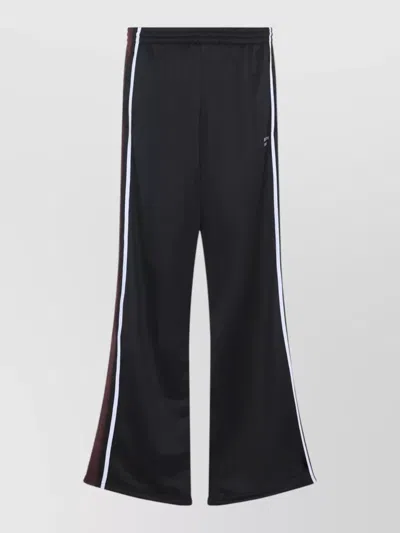 Martine Rose Wide Leg Trackpants Stripe Detail In Blue