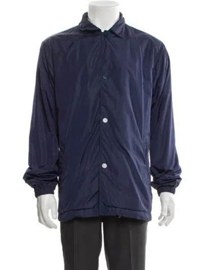 Pre-owned Martine Rose Windbreaker In Blue