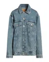 Martine Rose Denim Outerwear In Blue