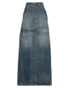 Martine Rose Woman Denim Skirt Blue Size S Cotton