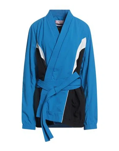 Martine Rose Woman Jacket Azure Size Xs Polyamide In Blue