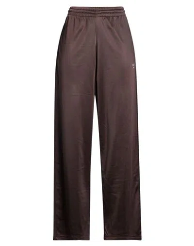 Martine Rose Woman Pants Brown Size S Polyester, Triacetate