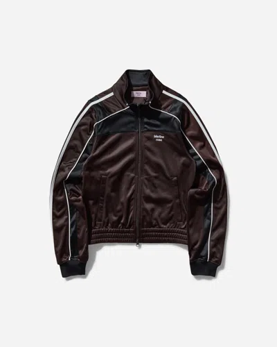 Martine Rose Women S Shrunken Track Jacket In Brown