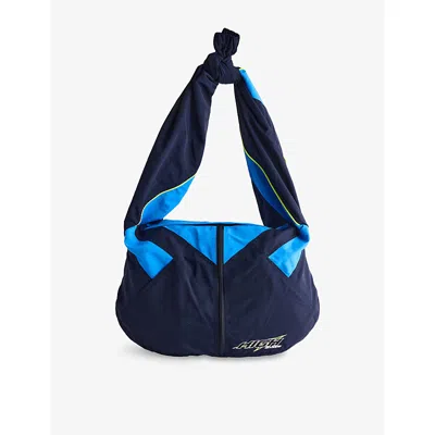 Martine Rose Womens Track Jacket Woven Tote Bag Blue Navy