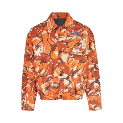 Pre-owned Martine Rose Woven Coach Jacket 'orange' | Men's Size 48
