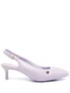 Martine Rose X Clarks 60mm Cur Pumps In Purple