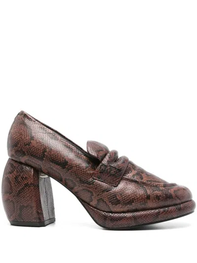 Martine Rose X Clarks 80mm Concept Pumps In Brown