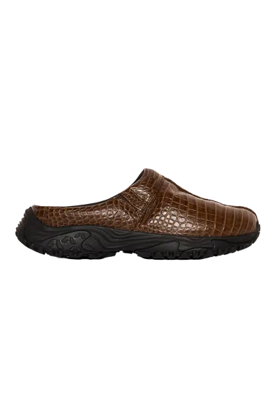 Martine Rose X Clarks Leather Clog Brown