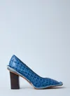 Martine Rose X Clarks Women Cur Heels In Blue